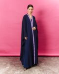 Artaal wrap -Lavender in navy blue (5)